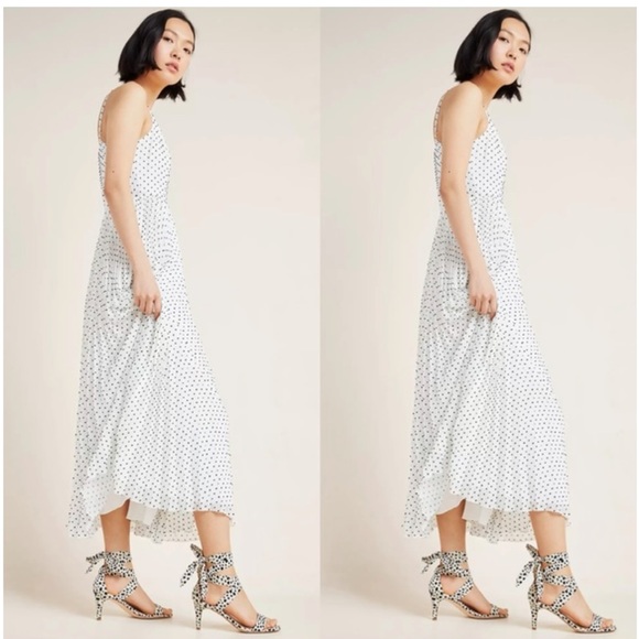 Pleated wrap around maxi dress by H&M 2019 collection by blogger - Picture 8 of 10
